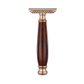 Baili Twin Blade Razor Wood Razor Blade